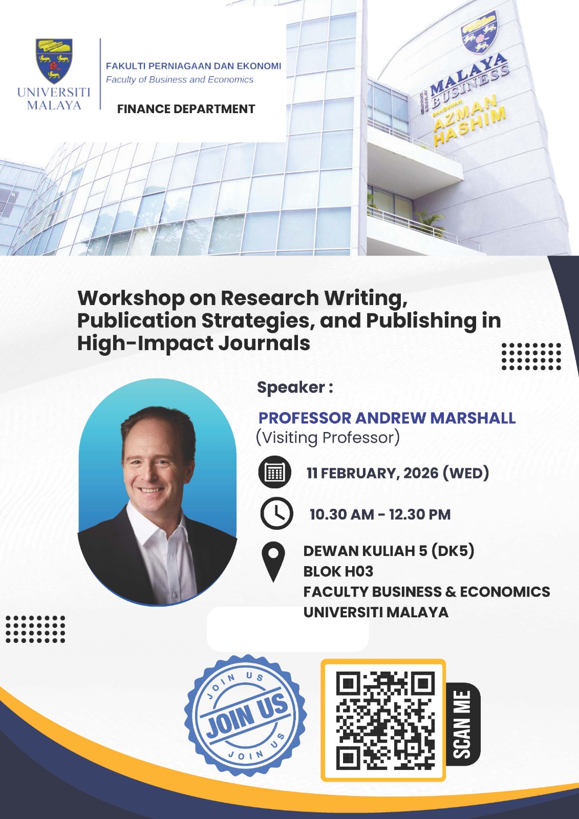 Workshop on Research Writing, Publication Strategies, and Publishing in High-Impact Journals
